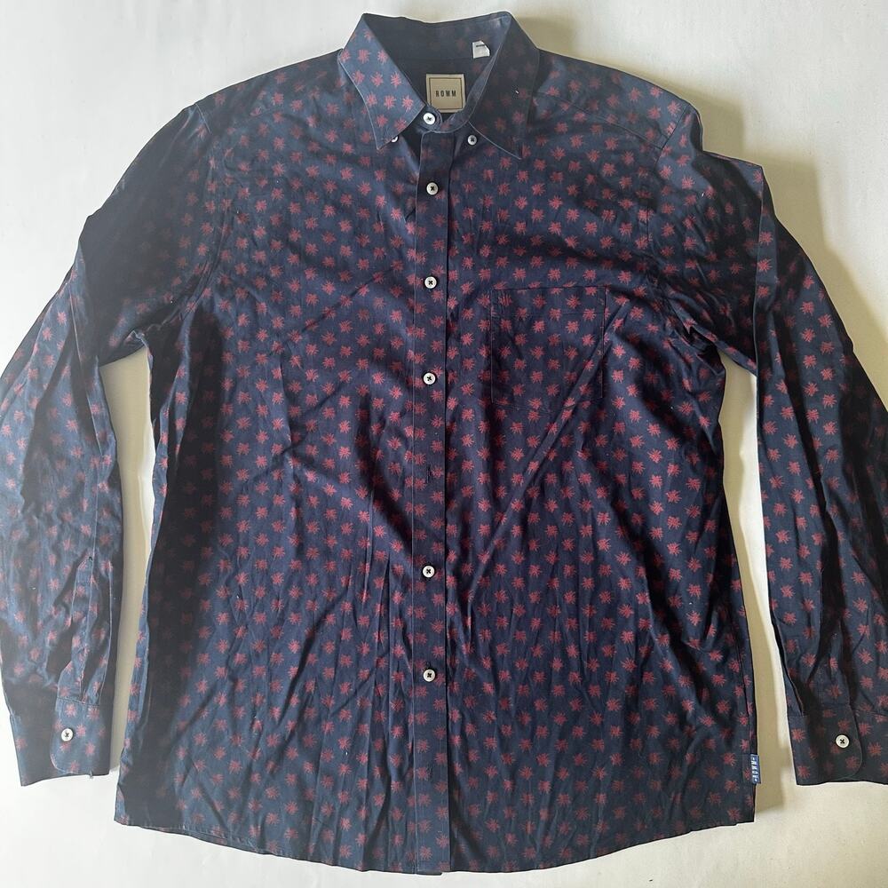 ROWM Long Sleeve Dress Shirt LARGE TALL